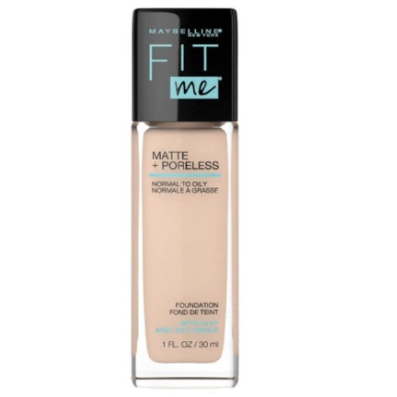 New Maybelline New York Fit Me Matte+Poreless Liquid (With Pump) Foundation 30ML - Picture 1 of 4